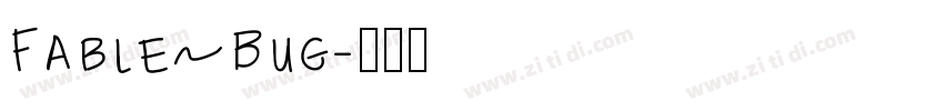 Fable Bug字体转换